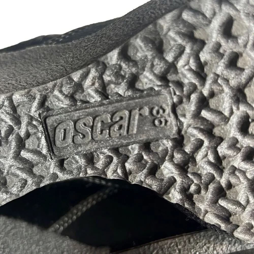 Oscar Sport Apres Ski Black Fur Lace  Boots 6 New